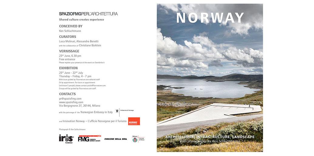 NORWAY ARCHITECTURE, INFRASTRUCTURE, LANDSCAPE.  WITH PHOTOGRAPHS BY KEN SCHLUCHTMANN